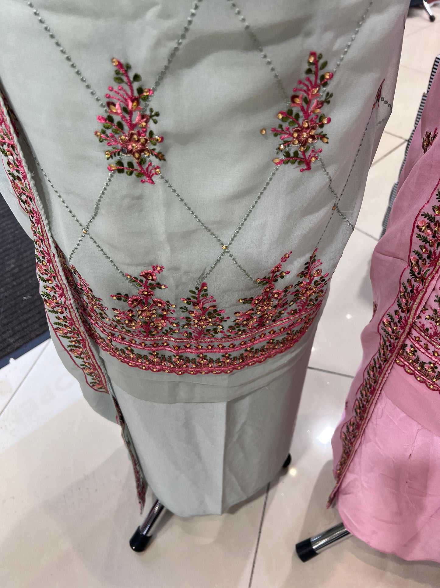 Embroidered Georgette