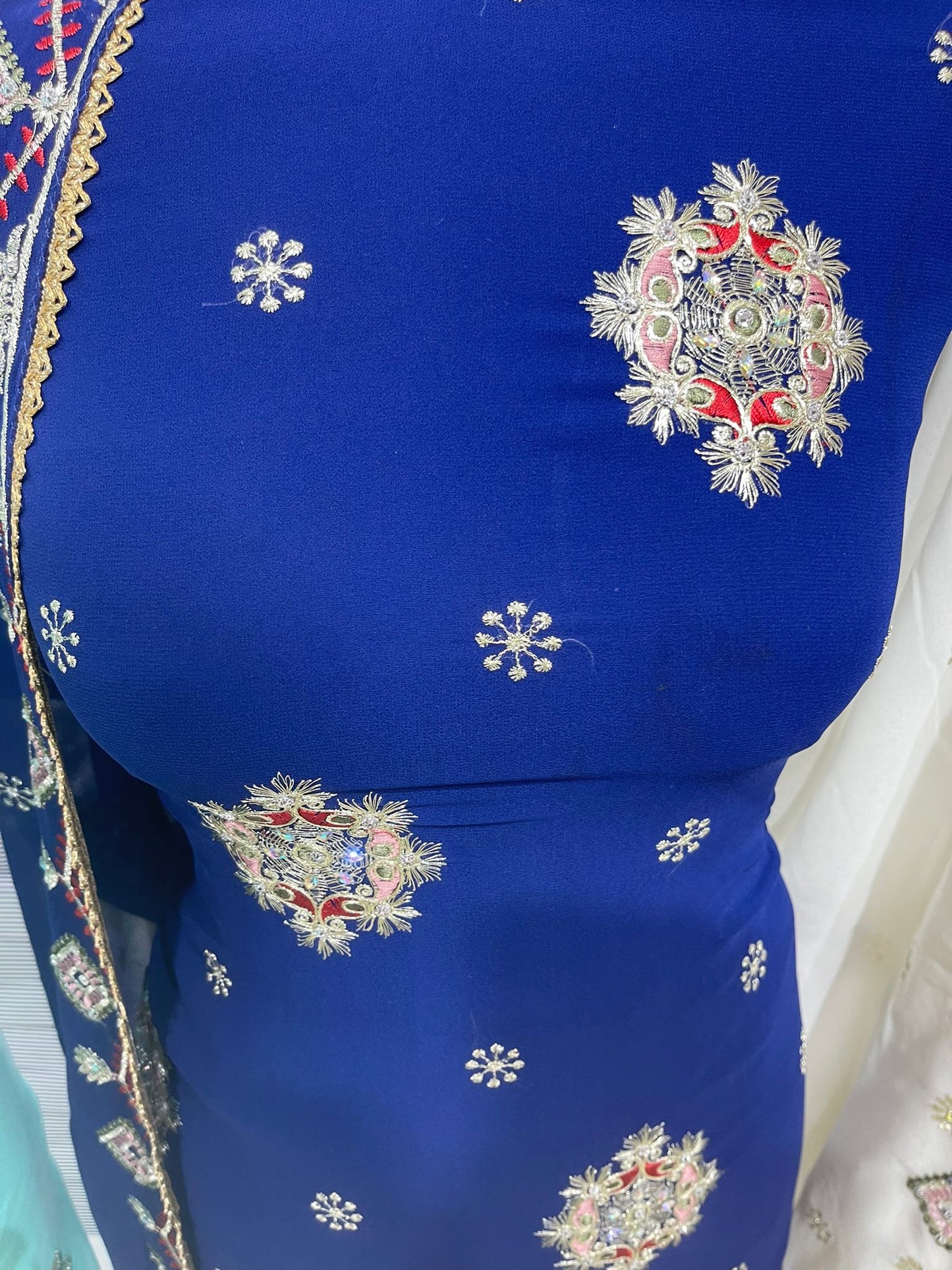 Embroidered Georgette