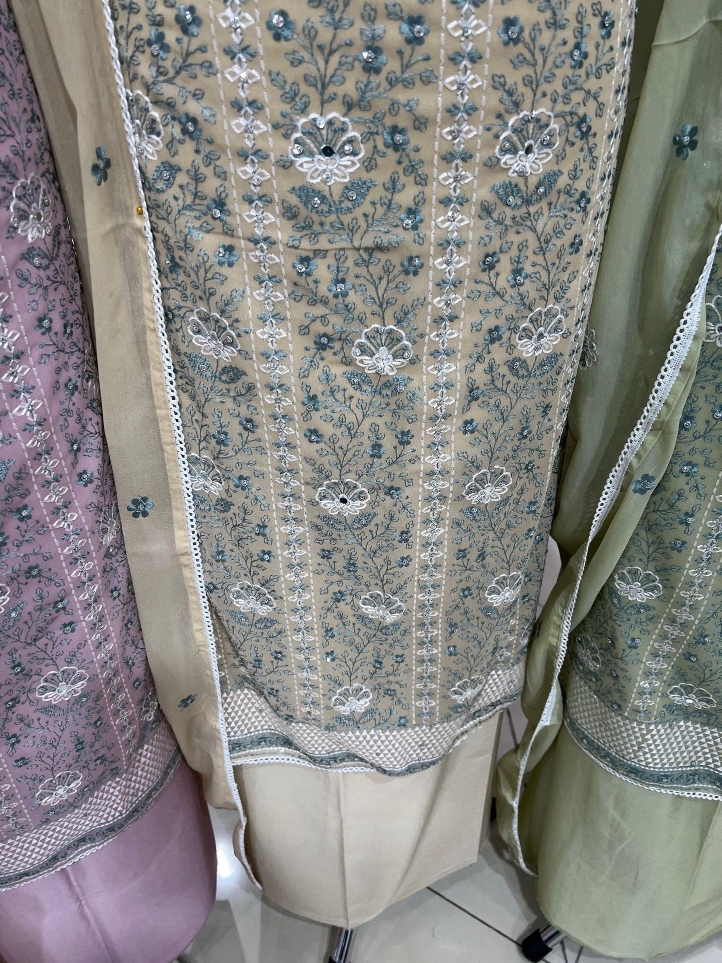 Embroidered Georgette