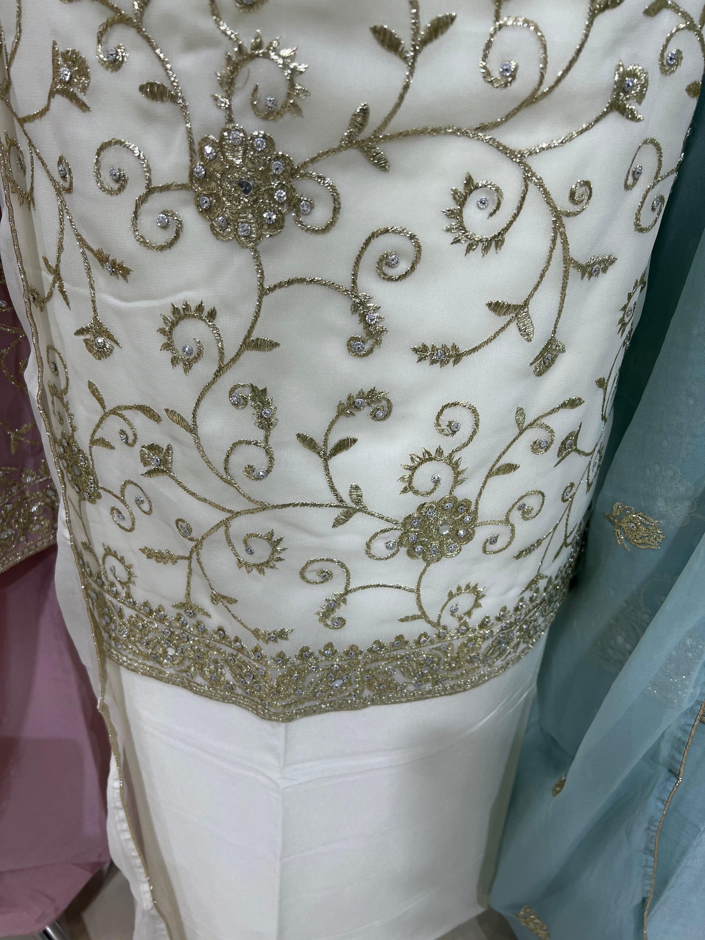 Embroidered Georgette