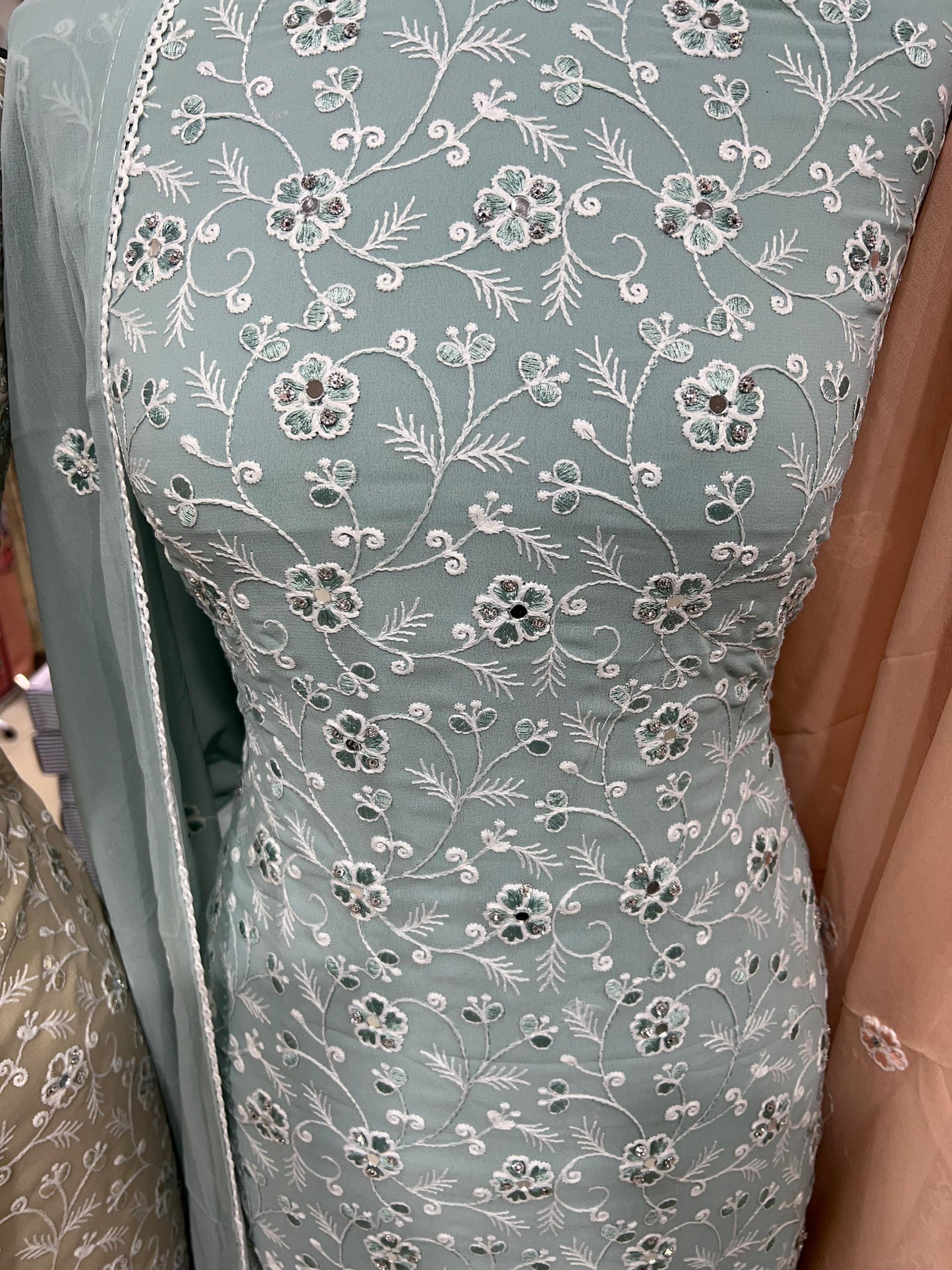 Embroidered Georgette