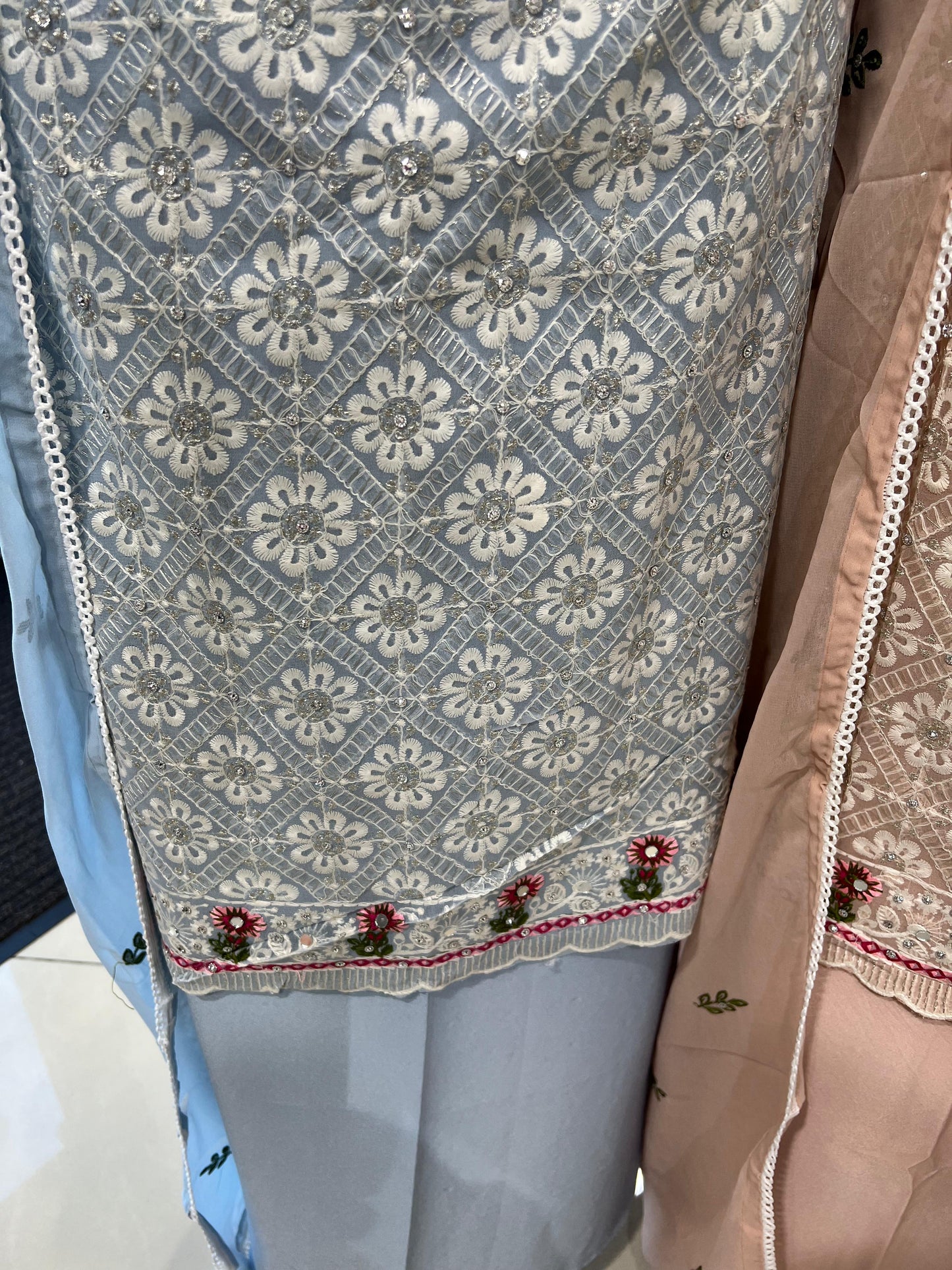 Embroidered Georgette