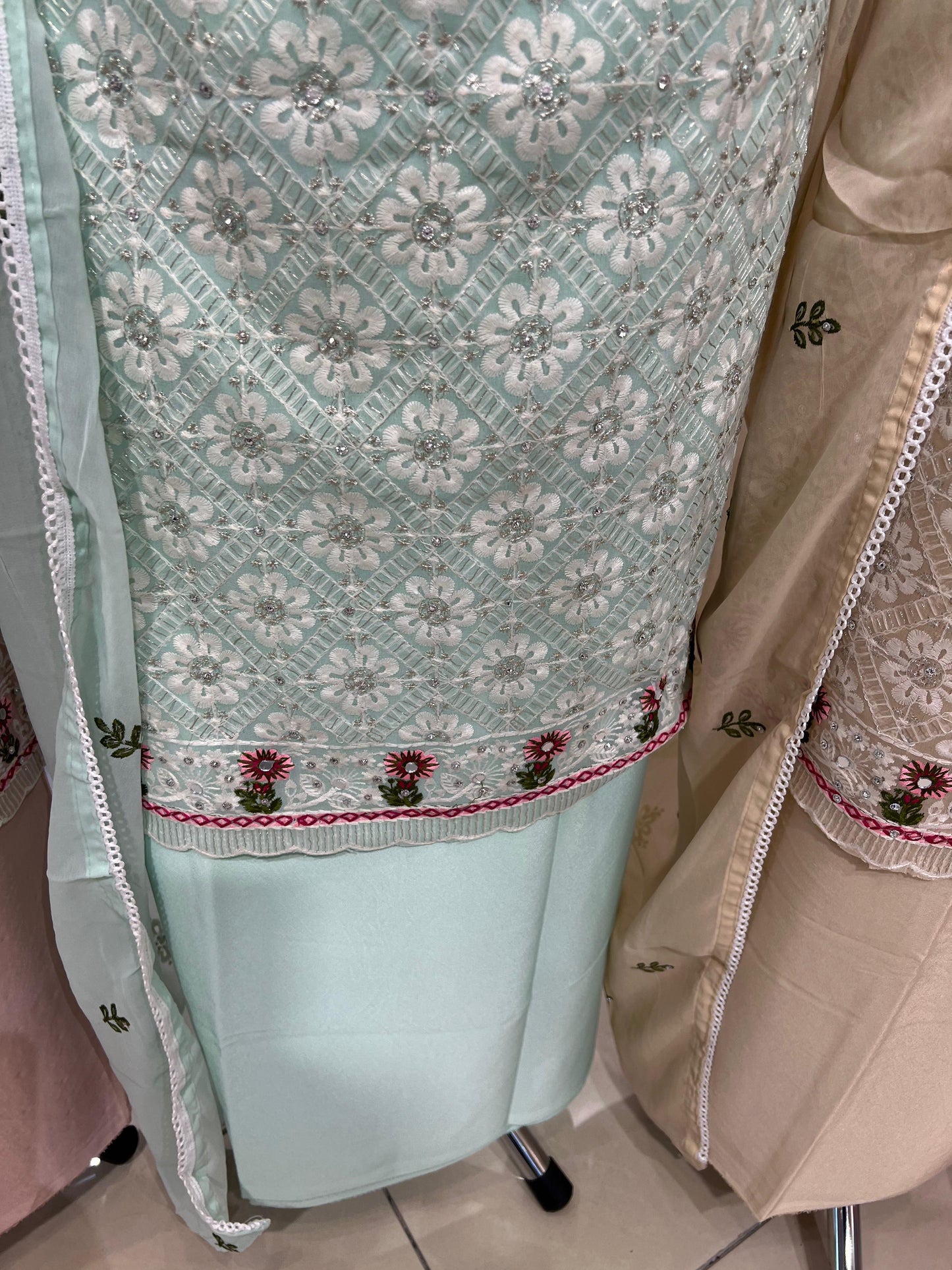 Embroidered Georgette