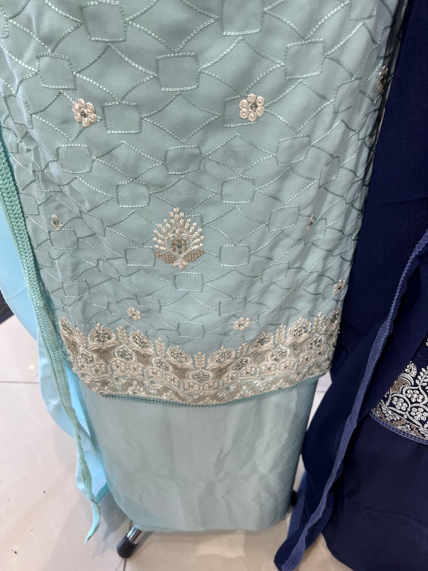 Embroidered Georgette