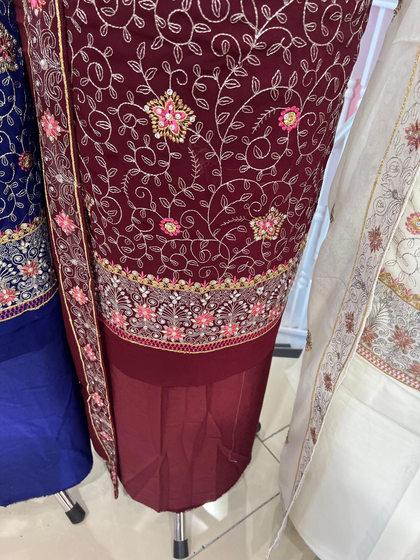 Embroidered Georgette