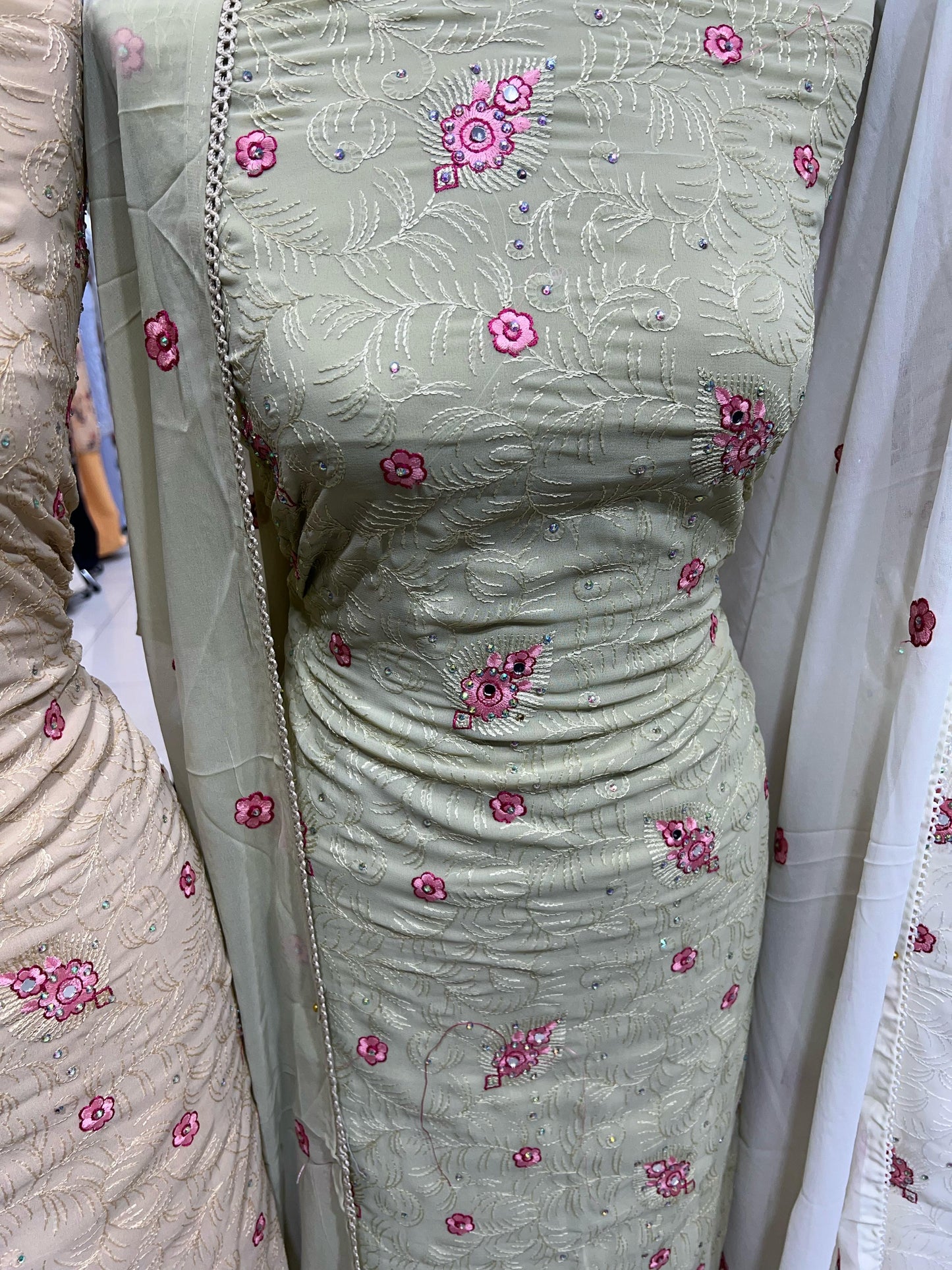 Embroidered Georgette