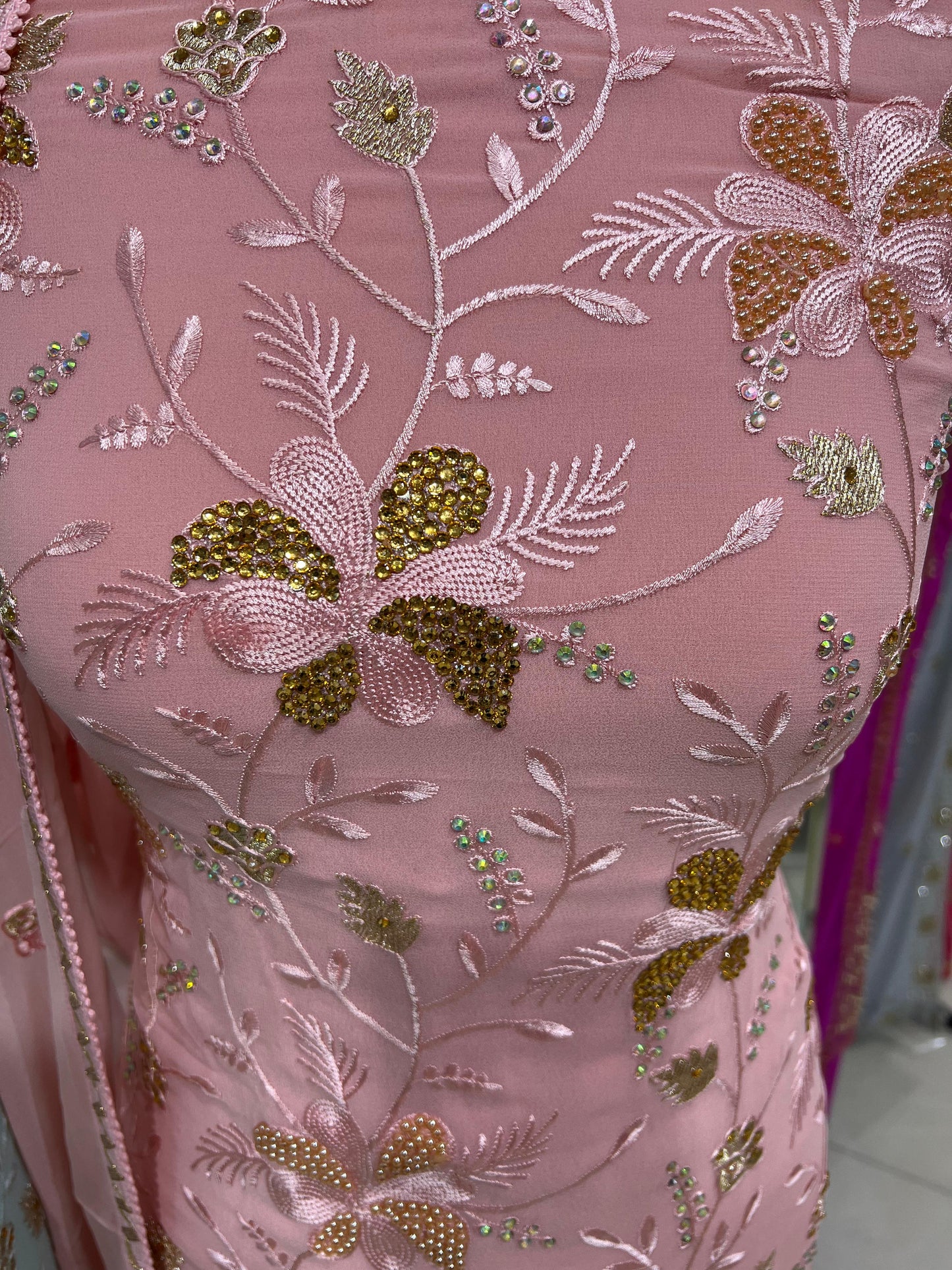 Embroidered Georgette