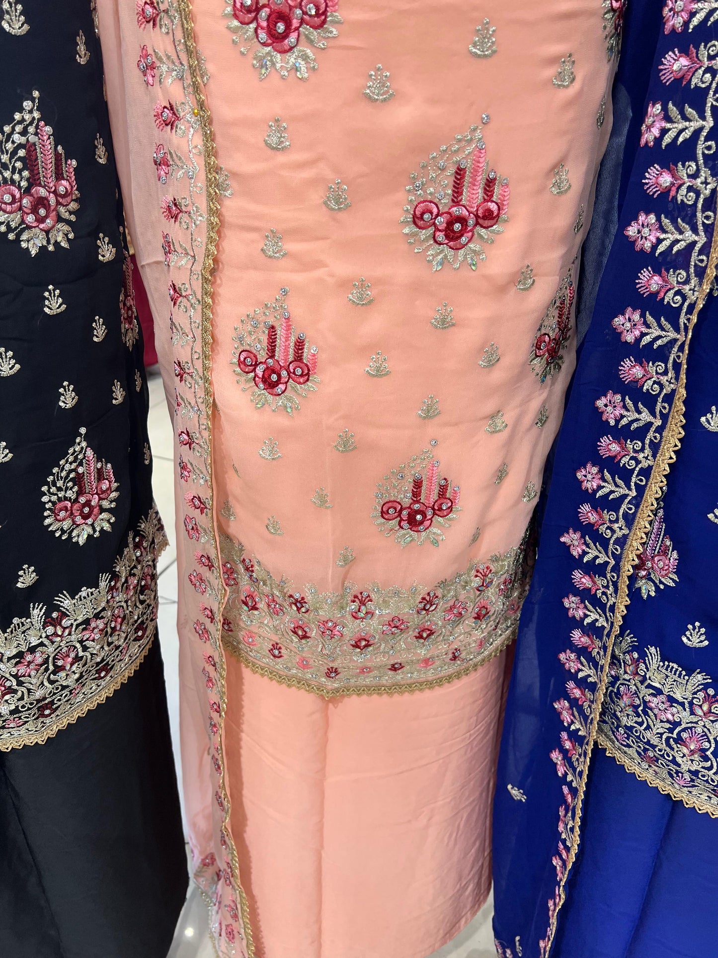 Embroidered Georgette