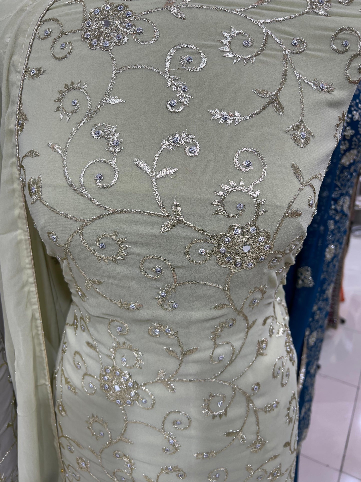 Embroidered Georgette