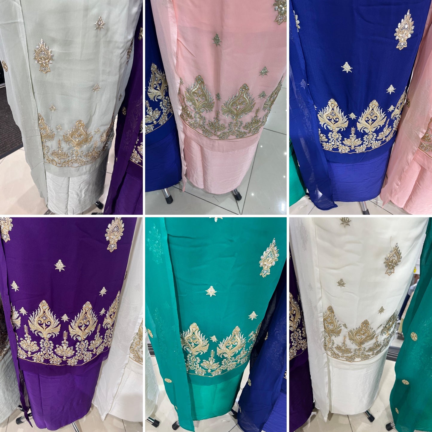 Embroidered Georgette