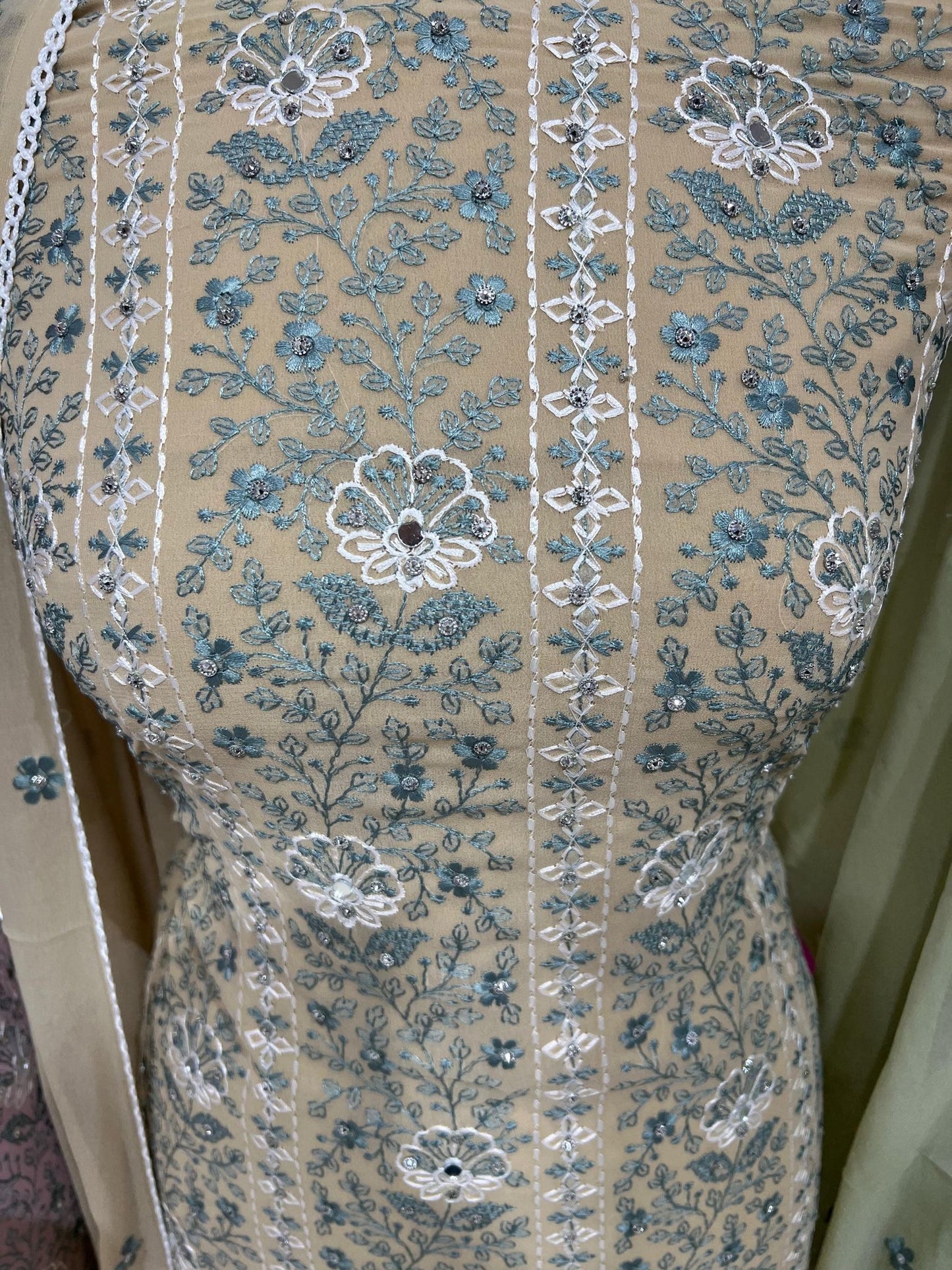 Embroidered Georgette