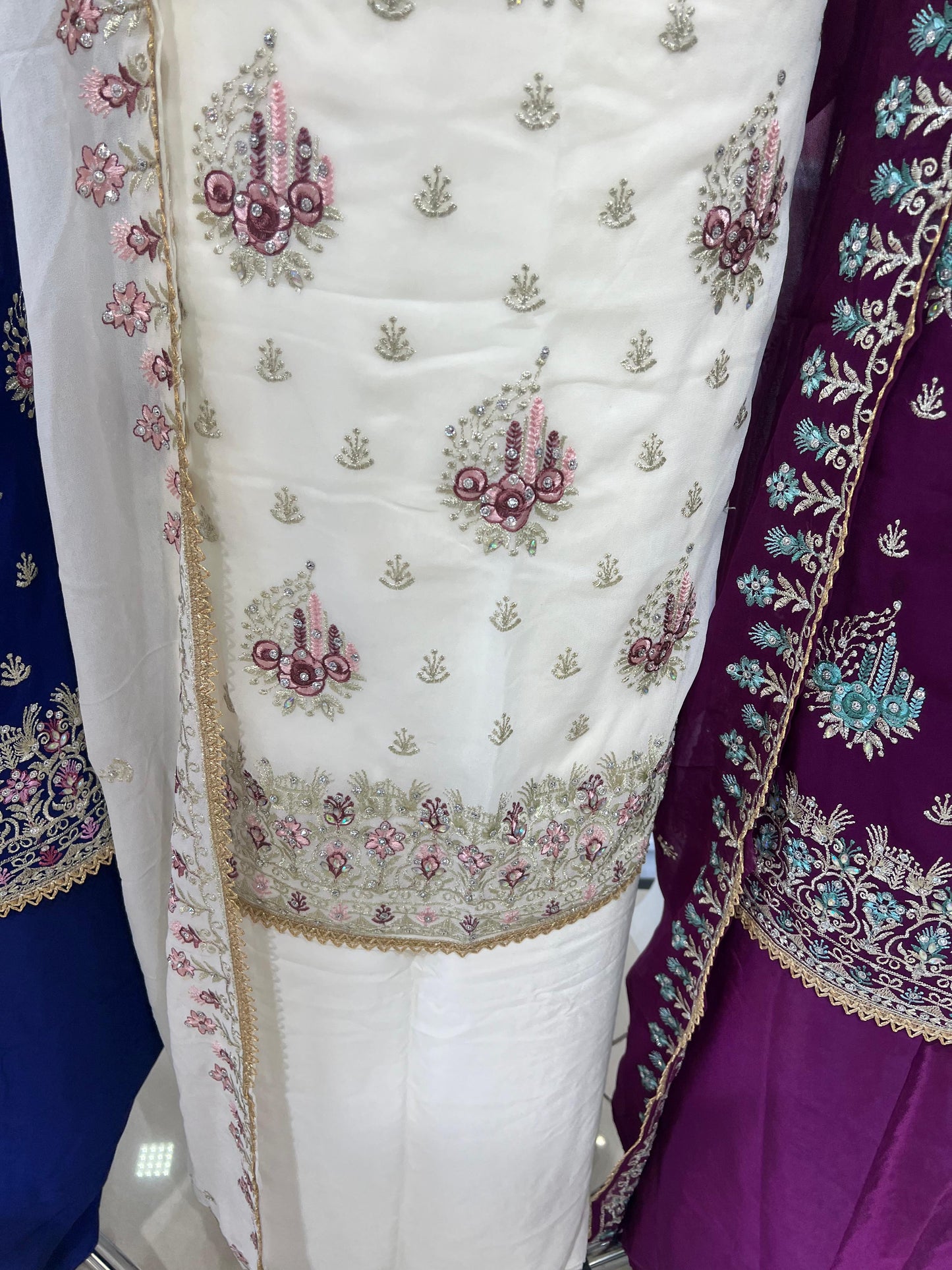 Embroidered Georgette