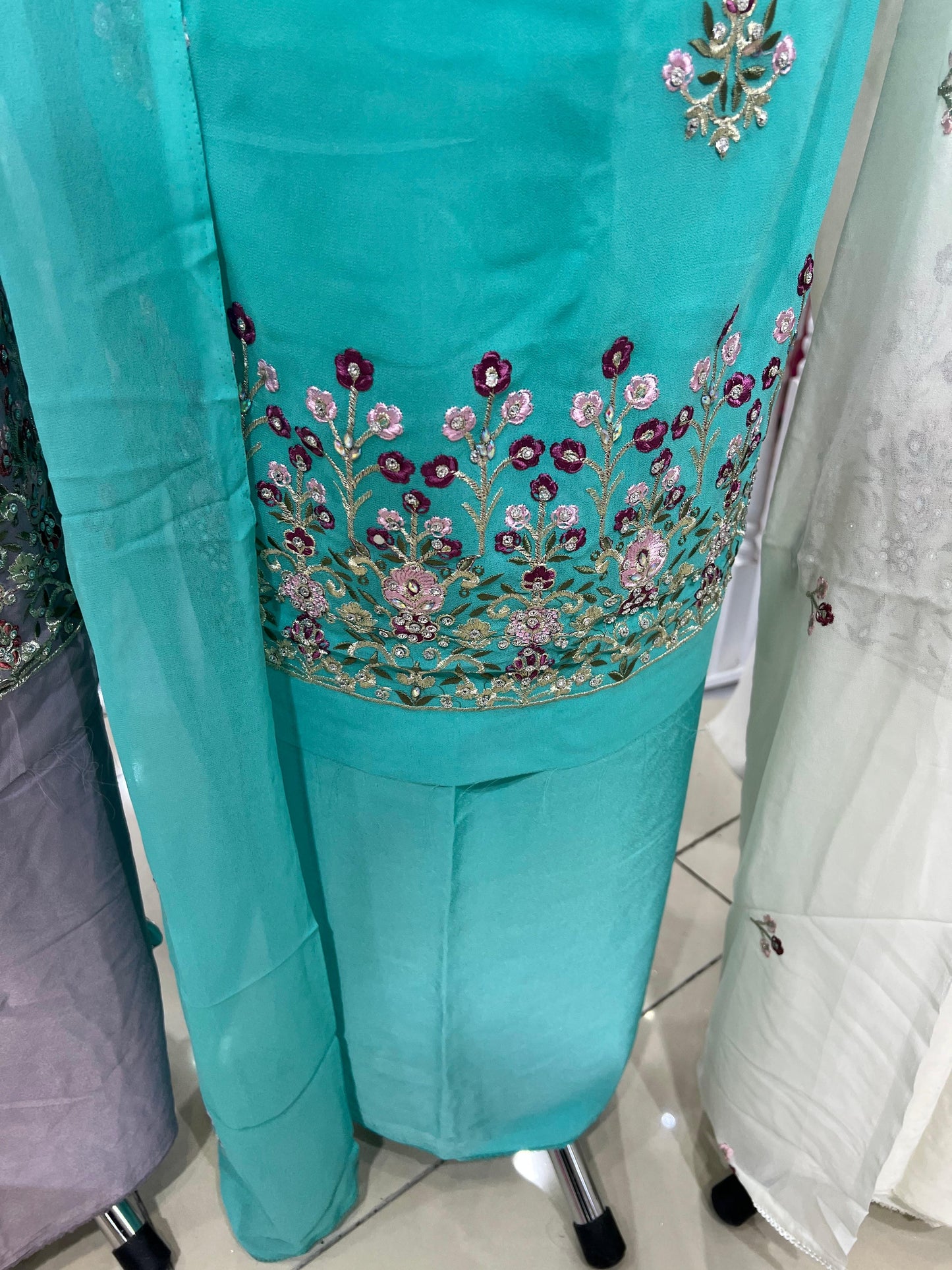 Embroidered Georgette