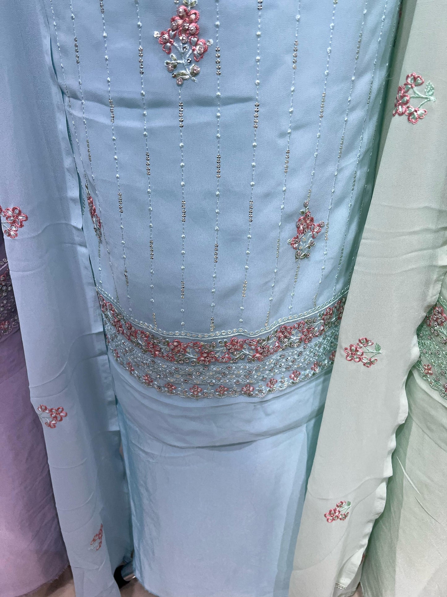 Embroidered Georgette