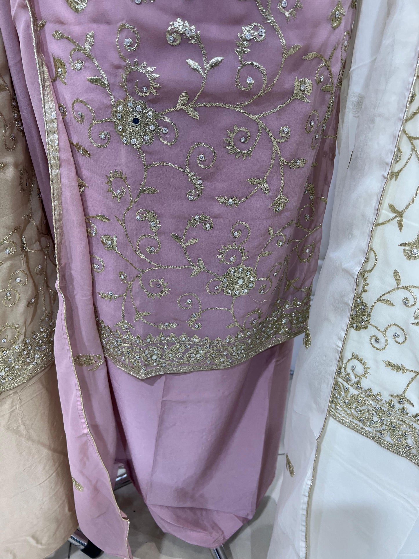 Embroidered Georgette