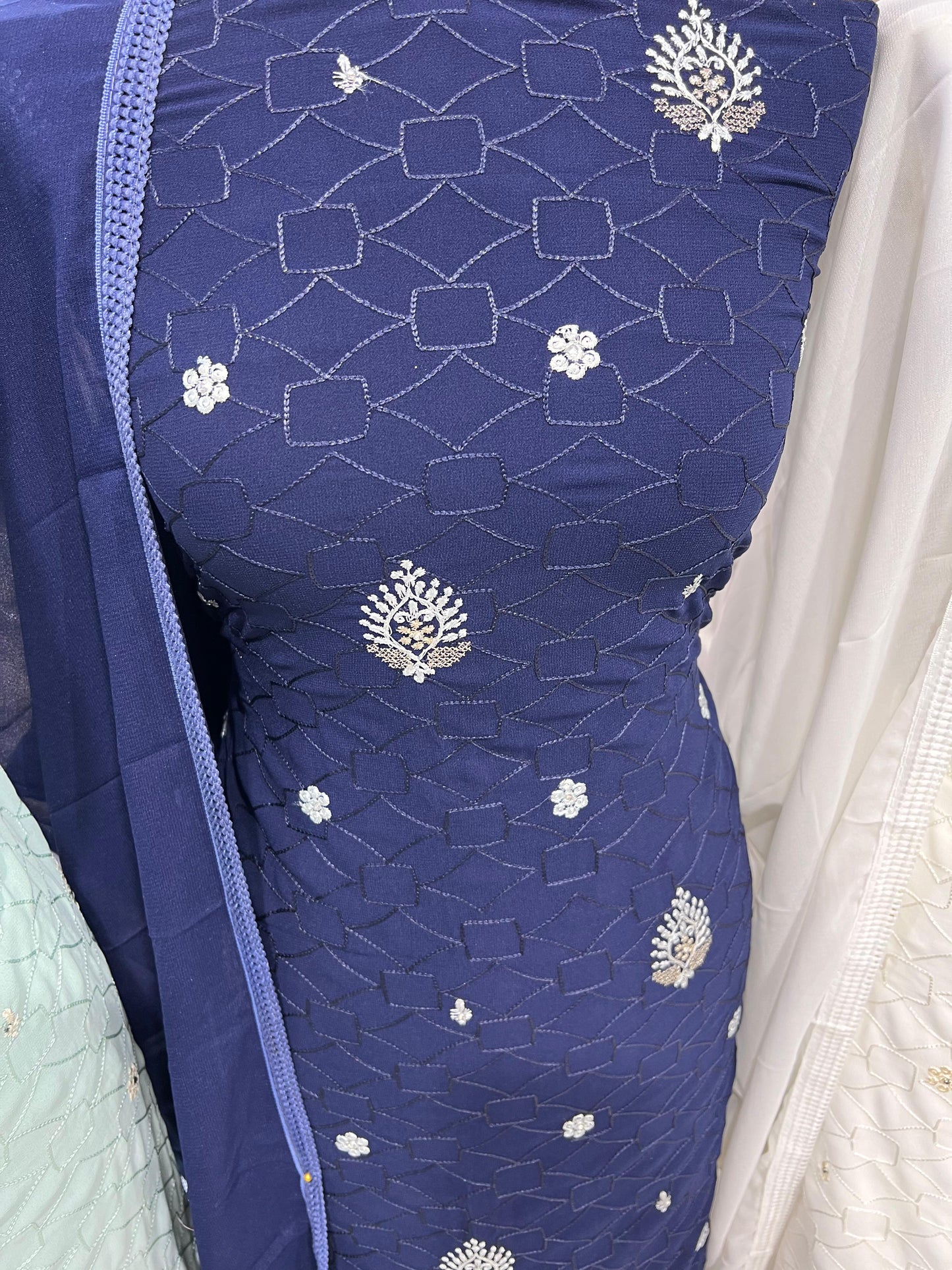 Embroidered Georgette