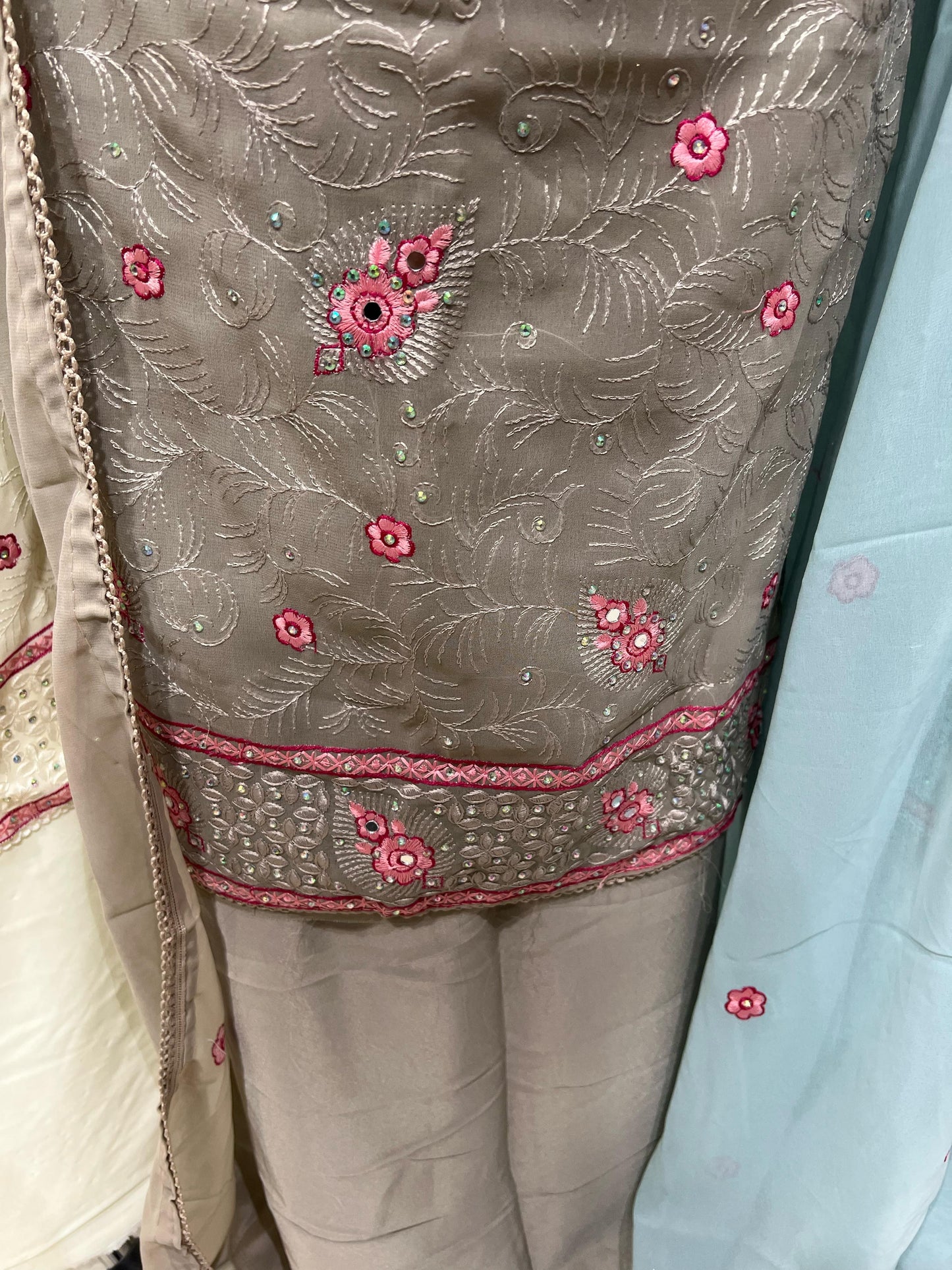 Embroidered Georgette