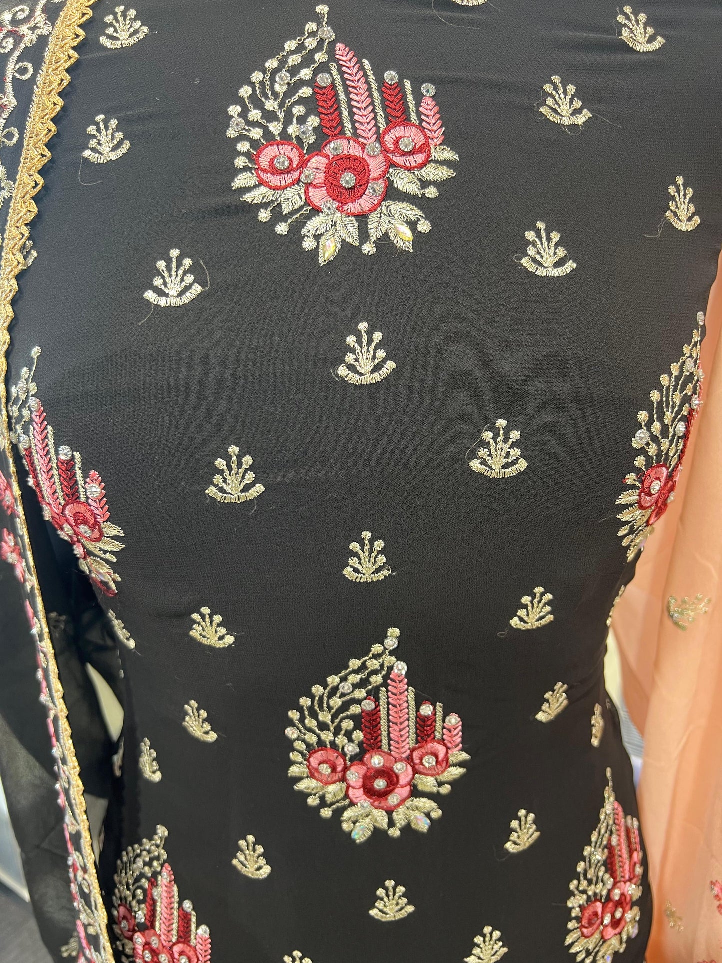 Embroidered Georgette