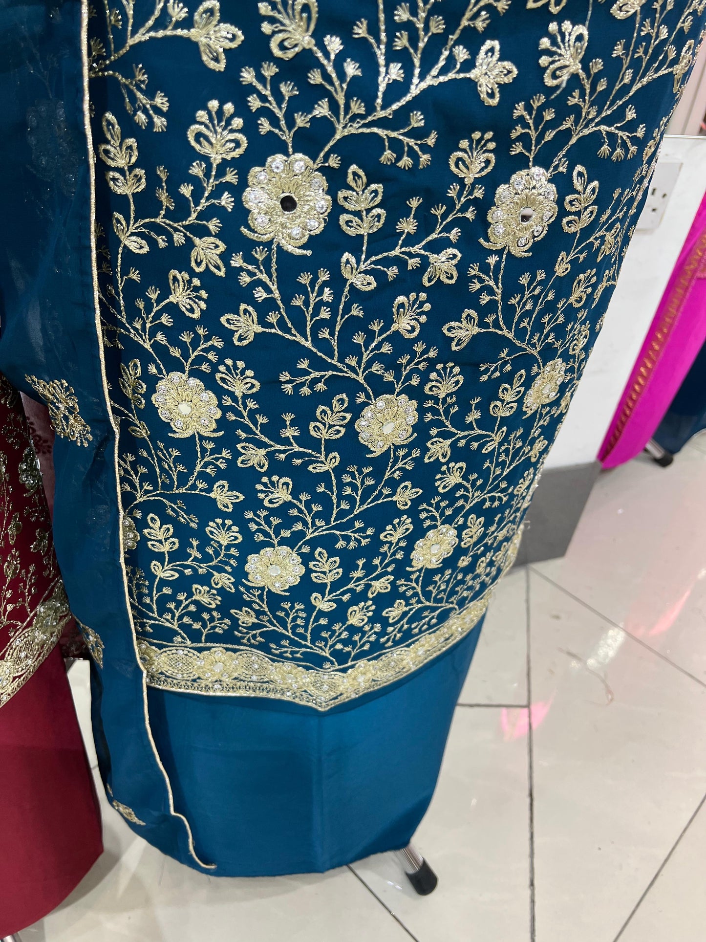 Embroidered Georgette