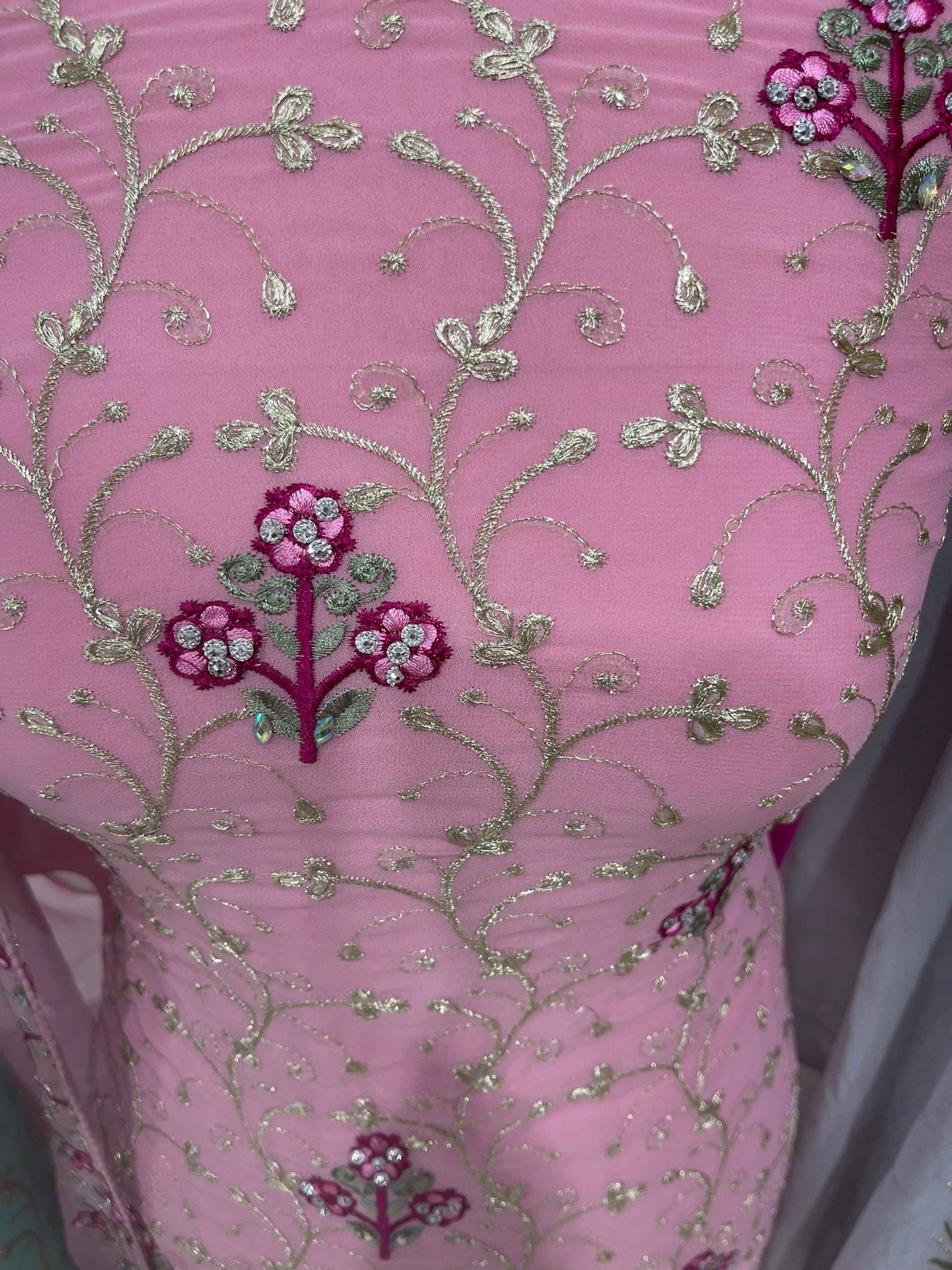 Embroidered Georgette