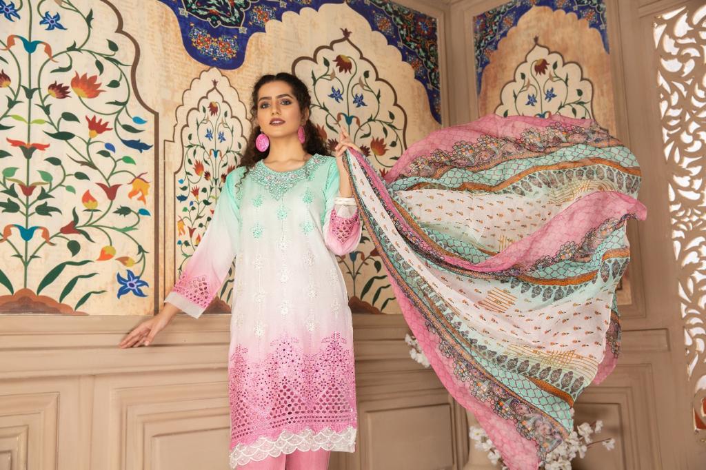 Maryam & Mariya's  Summer Linen Pret - U-1335