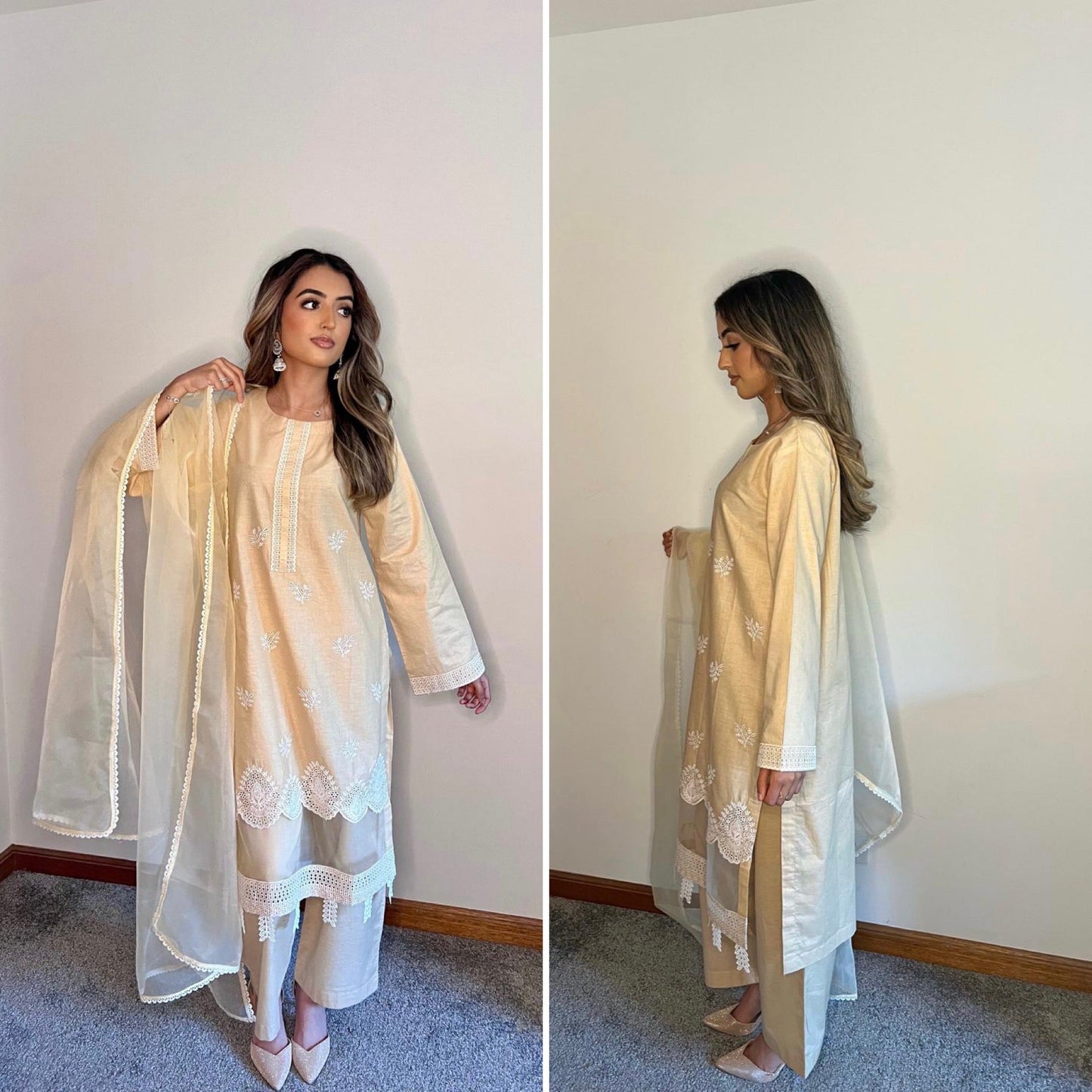 Chikankari Cotton Pret