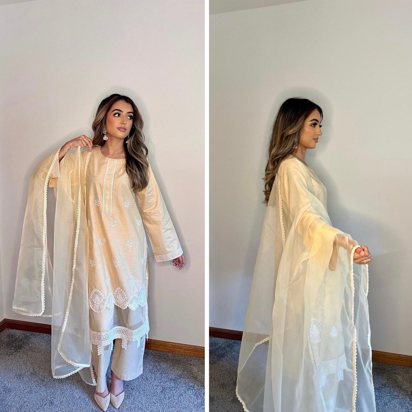 Chikankari Cotton Pret