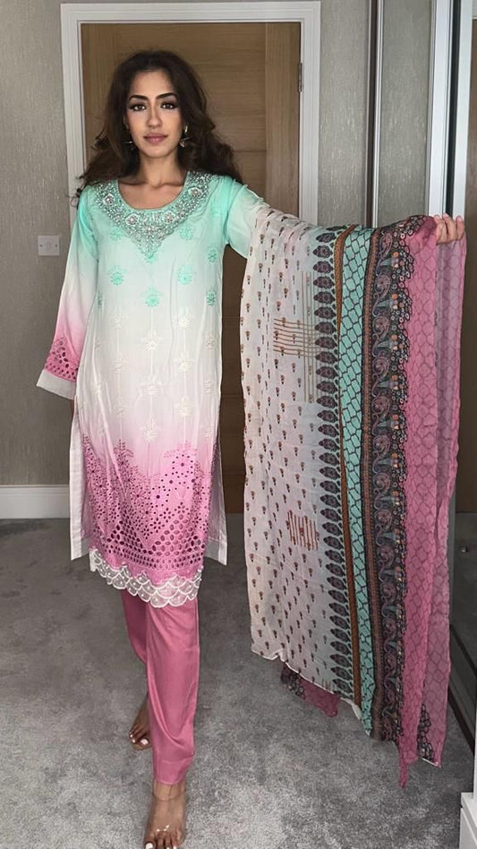 Maryam & Mariya's  Summer Linen Pret - U-1335